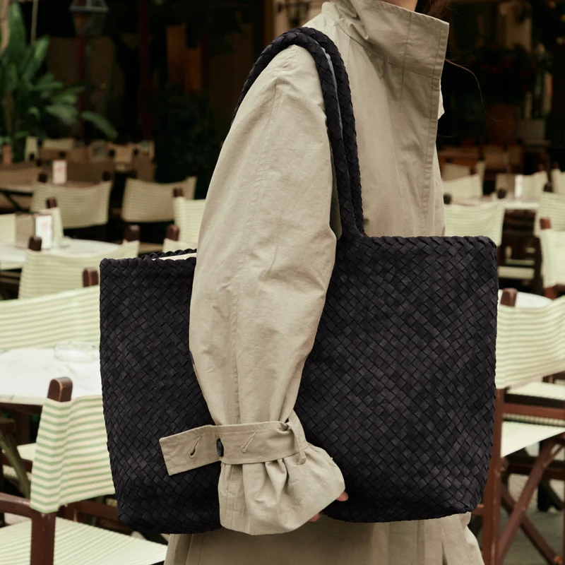 The Travel Elena Woven Handbag