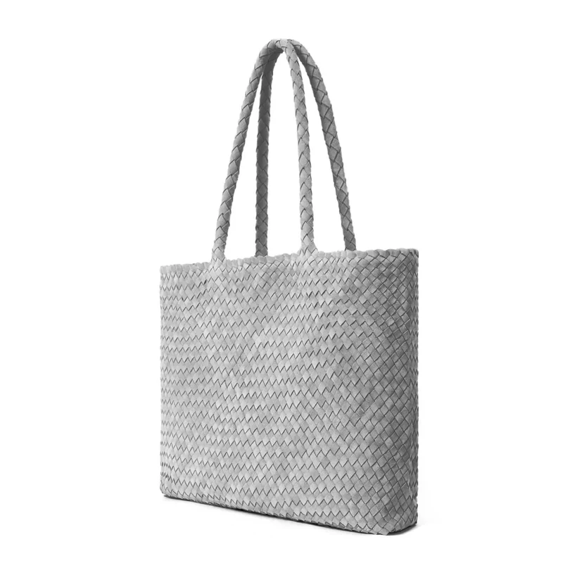 The Travel Elena Woven Handbag - Premium-Leder