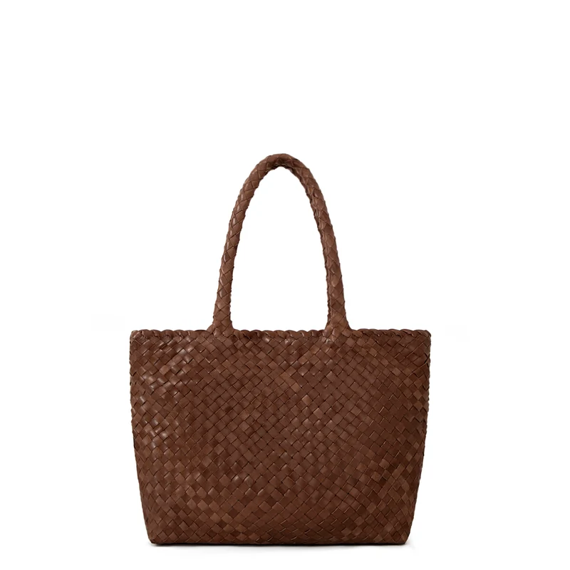 The Mini Elena Woven Handbag - Premium-Leder