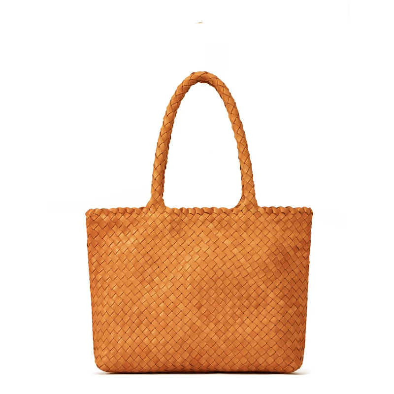The Mini Elena Woven Handbag - Premium-Leder