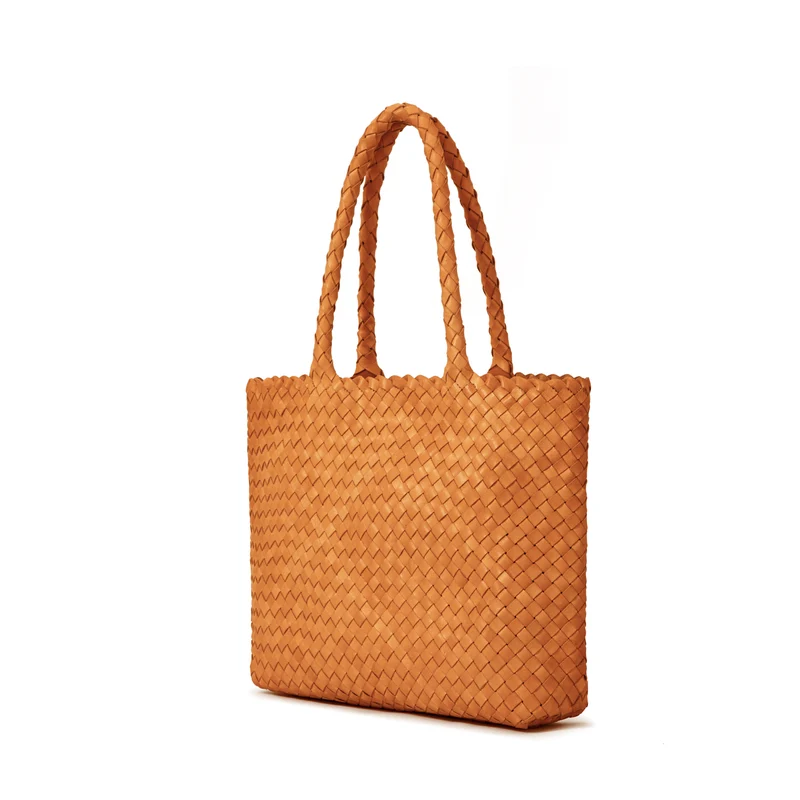 The Mini Elena Woven Handbag - Premium-Leder