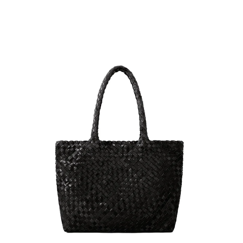 The Mini Elena Woven Handbag - Premium-Leder