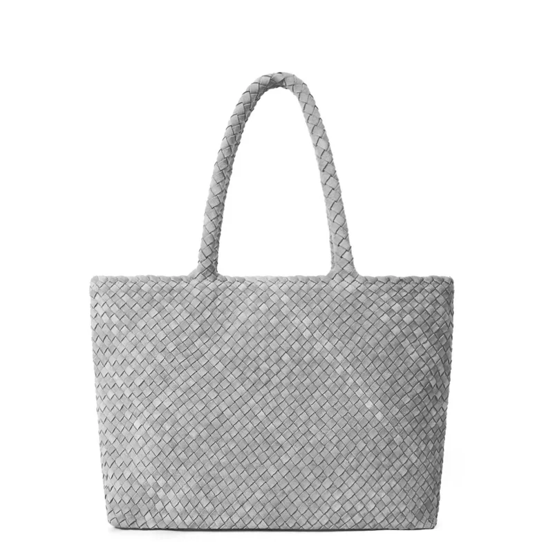 The Classic Elena Woven Handbag - Premium-Leder