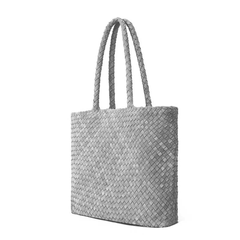 The Classic Elena Woven Handbag - Premium-Leder