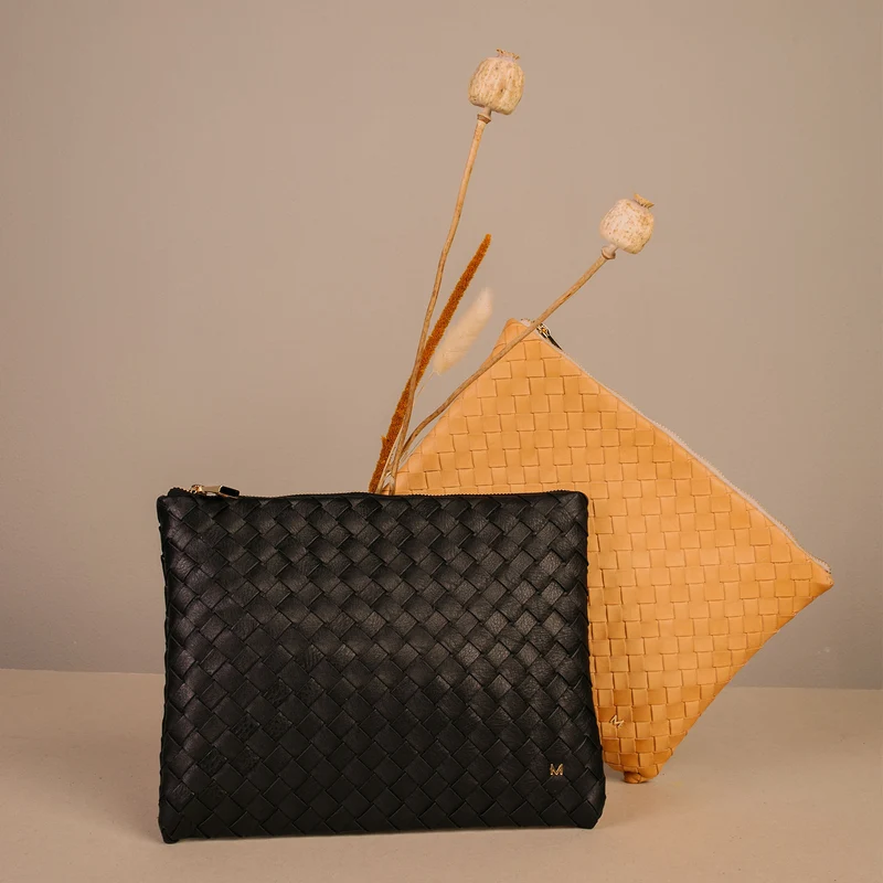The Meg Woven Clutch