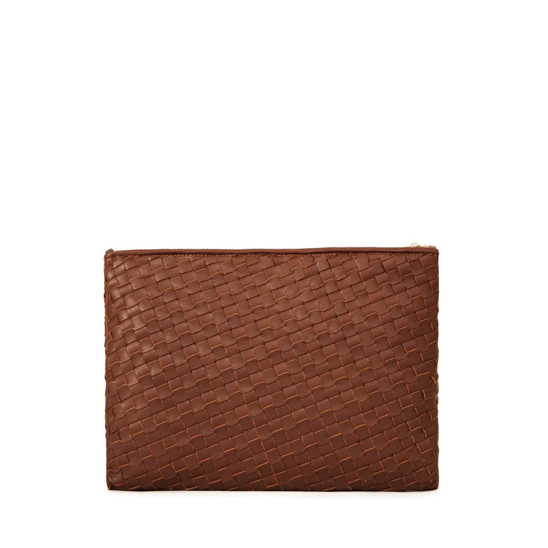 The Meg Woven Clutch