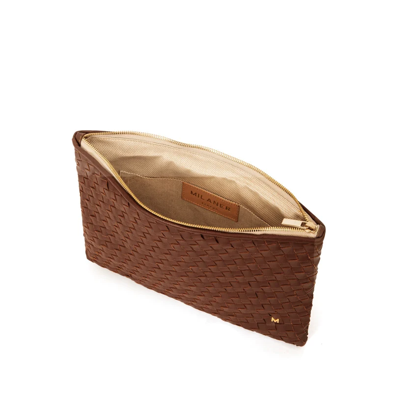 The Meg Woven Clutch