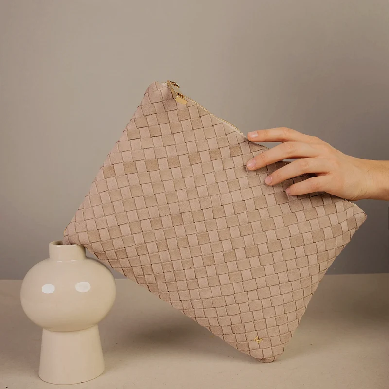 The Meg Woven Clutch