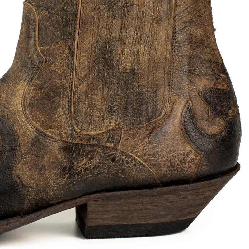 Herren-Cowboystiefel, Country- und Westernstiefel, 1931, Braun und Schwarz | Sofort lieferbar | Größe 41