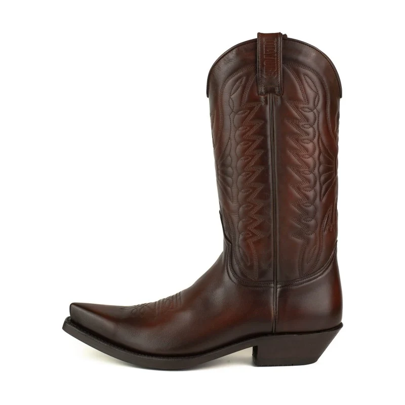 Cowboy-, Country- und Westernstiefel der 1920er Jahre für Damen und Herren, Premium-Qualität in Schwarz und Braun