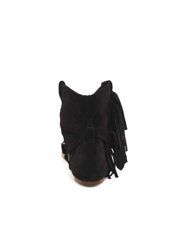 BOHO WEST SCHWARZE BASIC-SANDALEN FÜR DAMEN