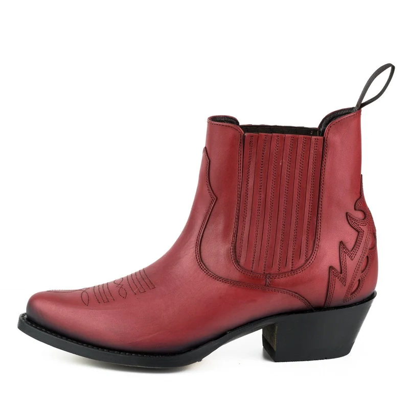 Urban Stiefeletten Damen 2487 Rotes Leder