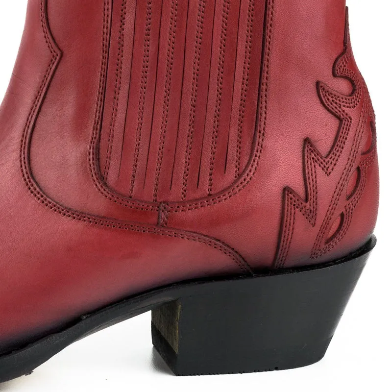Urban Stiefeletten Damen 2487 Rotes Leder