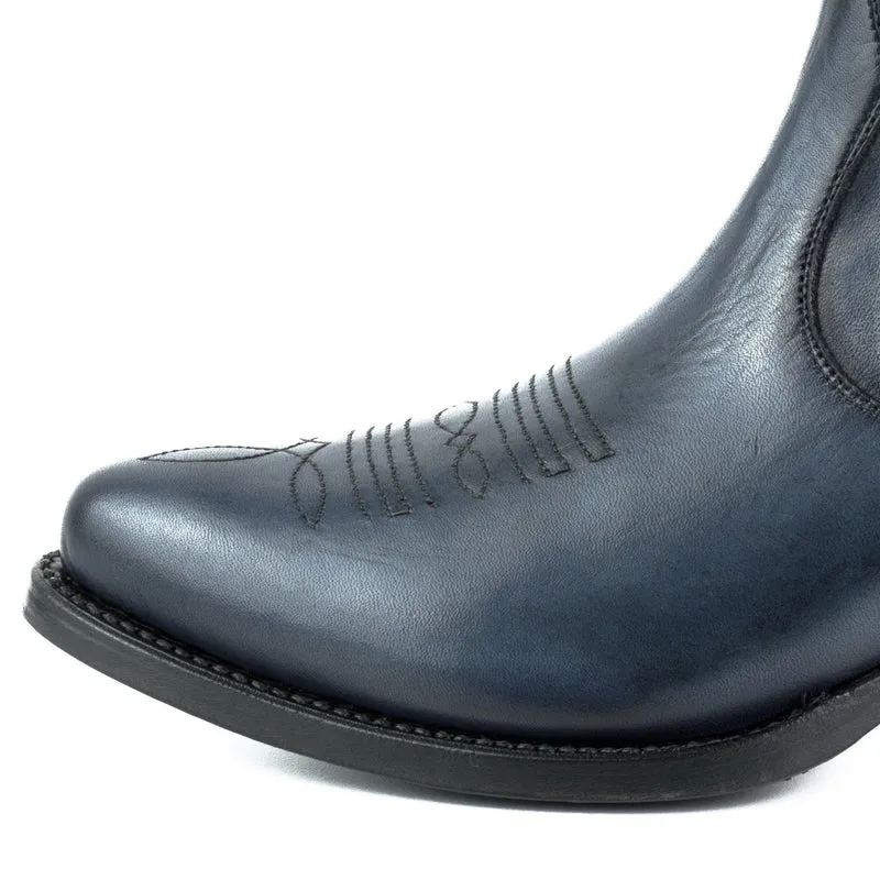 Urban Stiefeletten Damen 2487 Leder Blau 85
