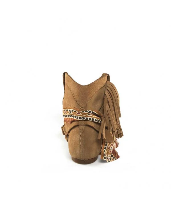 BOHO WEST HIMBA KAMELBRAUNE SANDALEN FÜR DAMEN