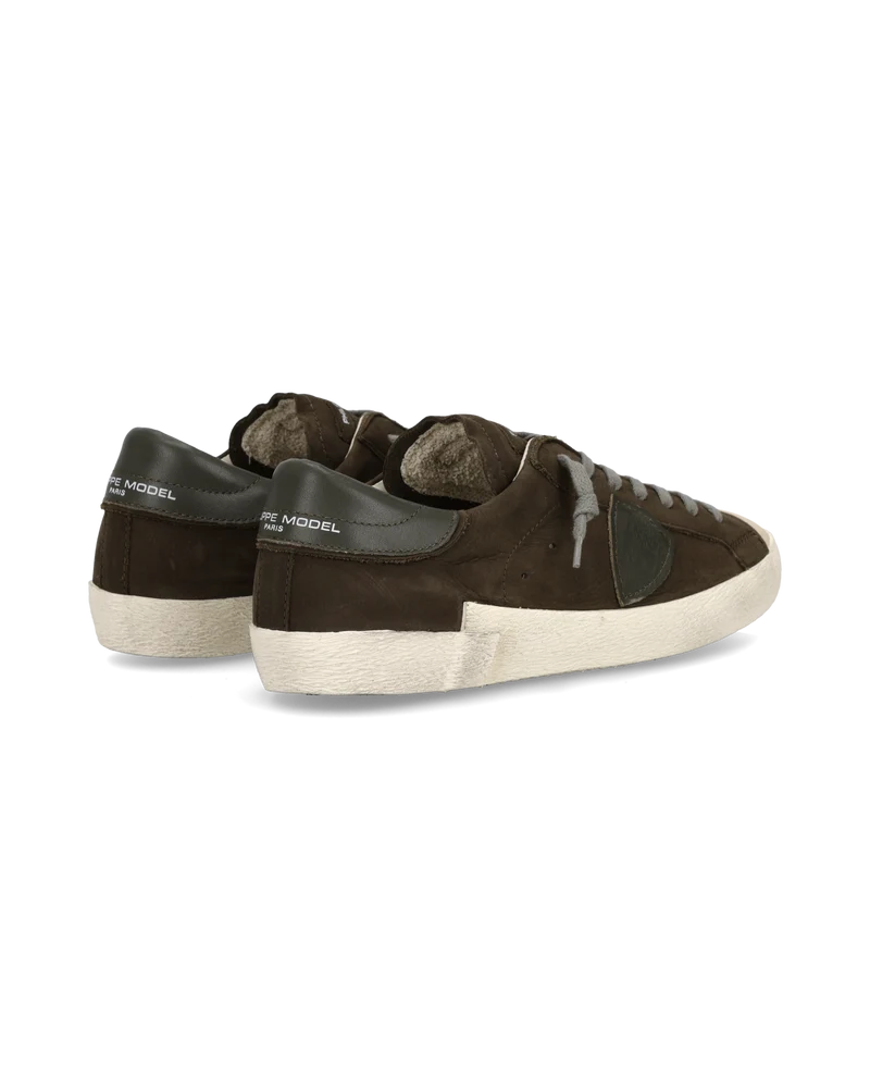 Sneakers Prsx Men, Military Green Beige