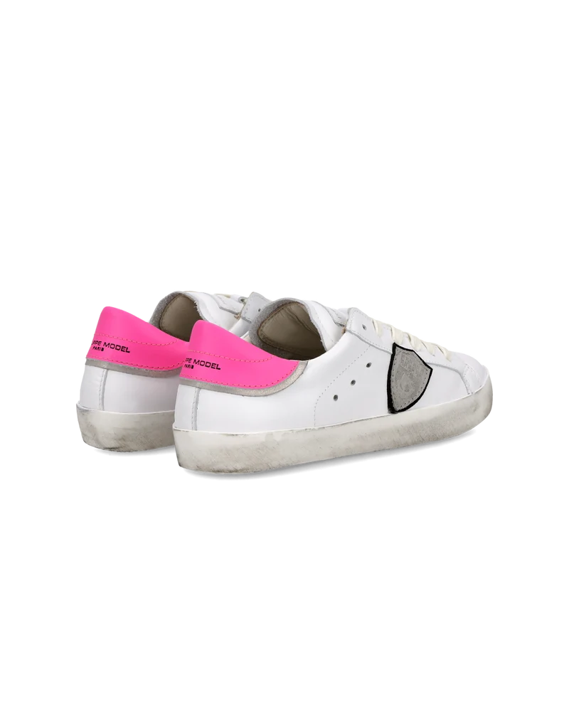 Sneaker Prsx Kids, White Neon Pink