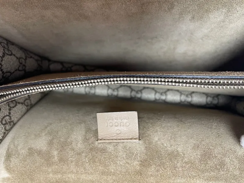 Gucci GG Supreme Dionysus Klein Beige Braun