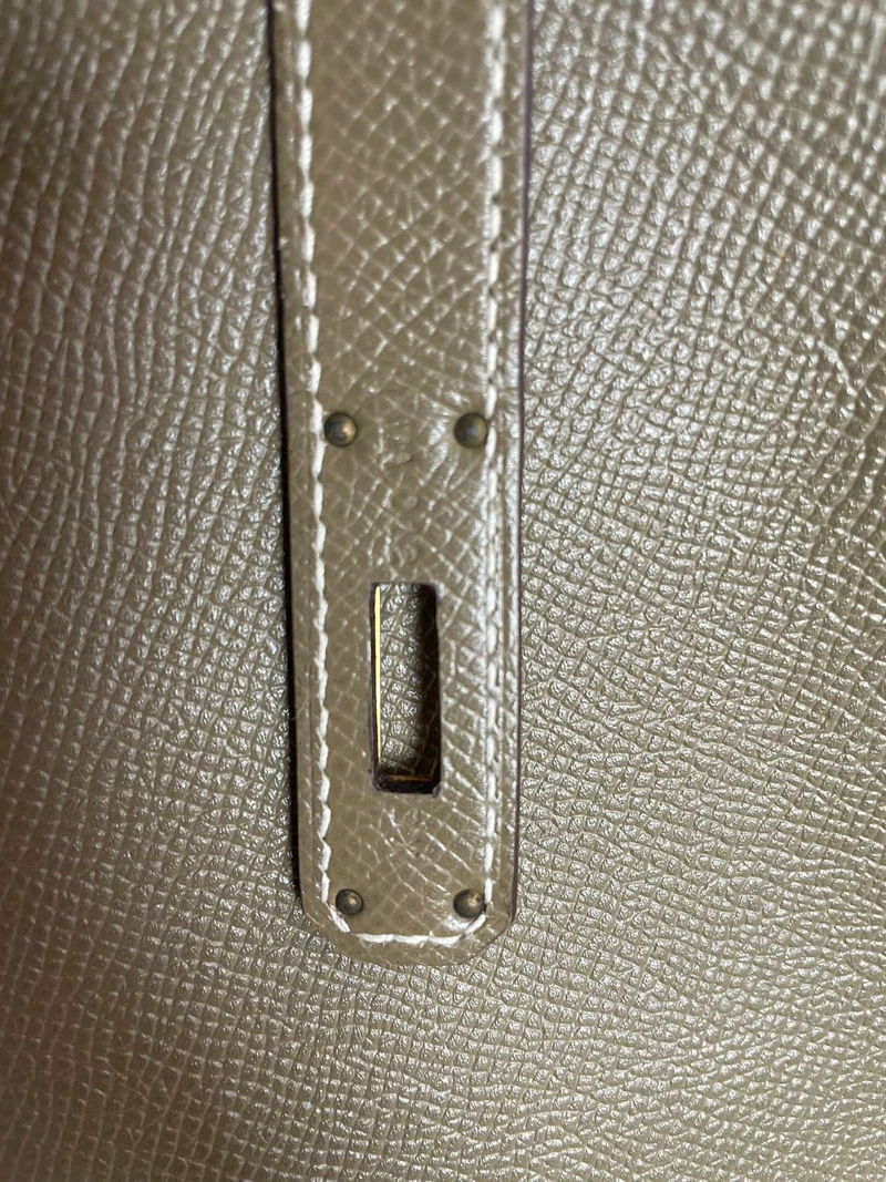 Hermes Birkin 35 Etoupe Epsom R Square 2014
