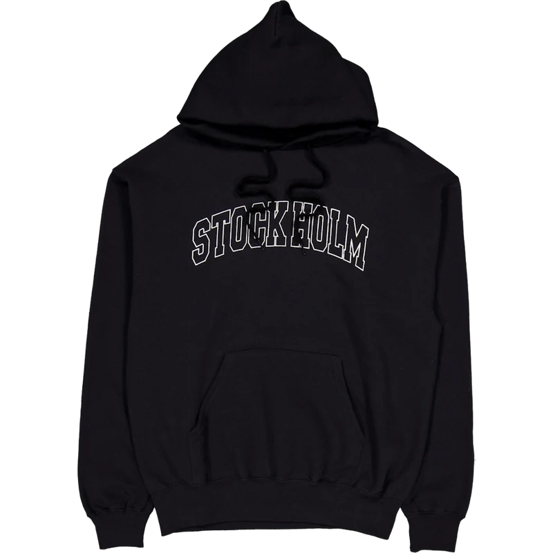 Stock Holm Hoodie Black