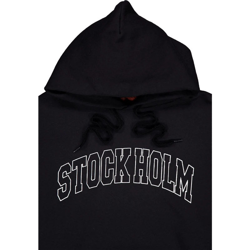 Stock Holm Hoodie Black