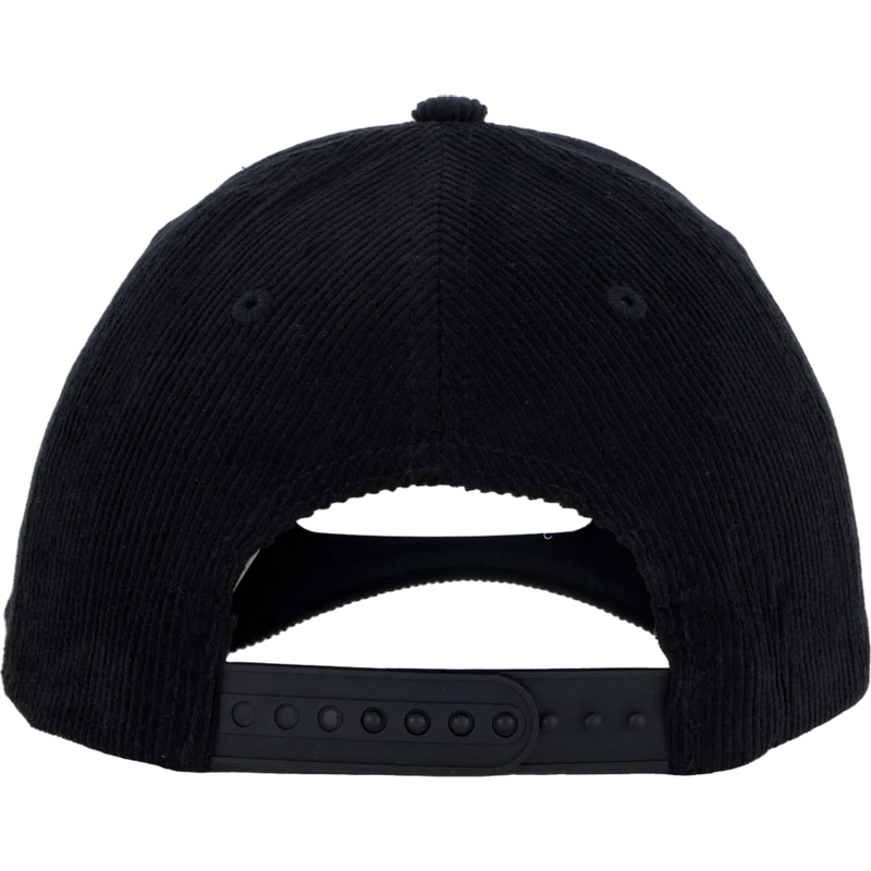 Mona S Corderoy Snapback Black