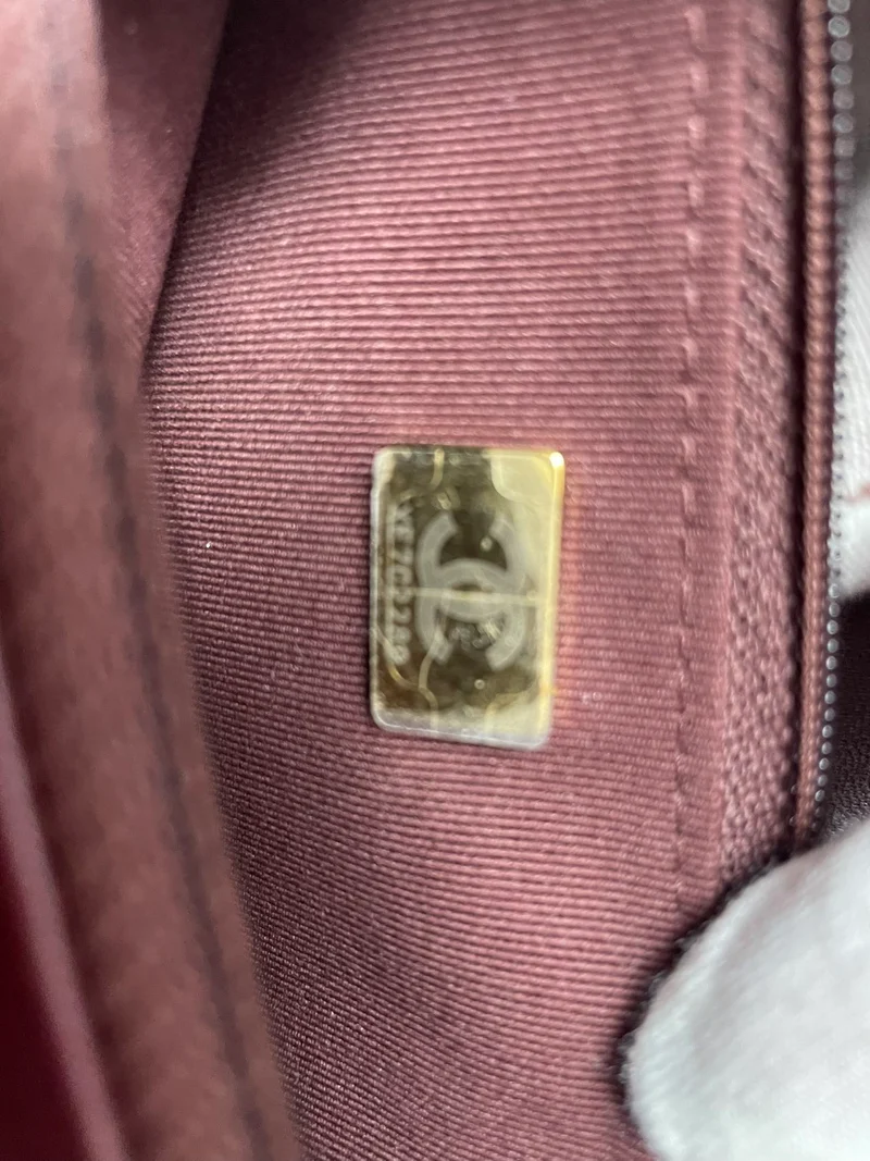 Chanel Trendy CC WOC Lammleder Burgunderrot