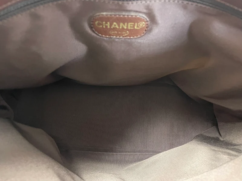 Chanel Vintage CC Logo Basttasche aus Stroh, 1999