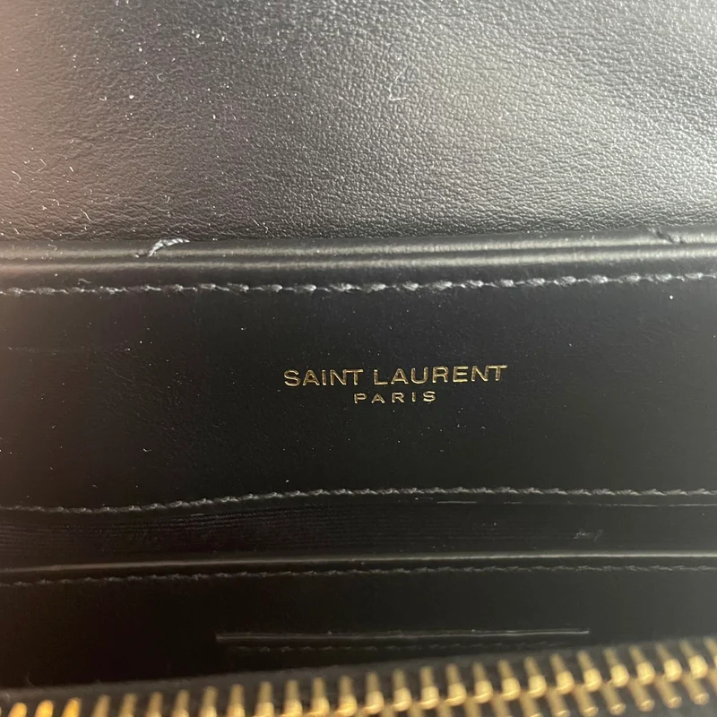Saint Laurent Kleine Loulou Henkeltasche Schwarz 2024
