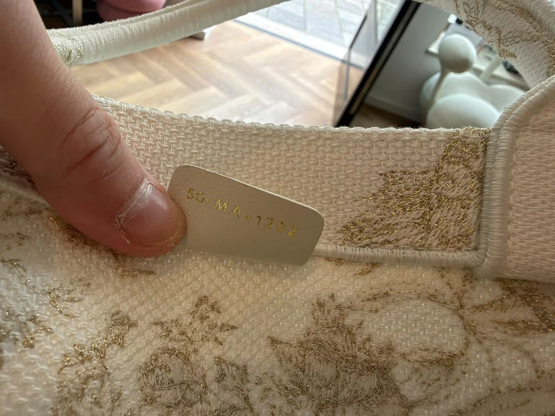 Dior Book Tote Medium Canvas Weiß/Beige 2022