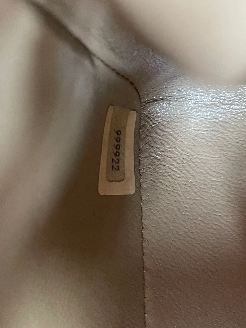 Chanel Beige Lammleder Klassische Kleine Doppelklappentasche 2005