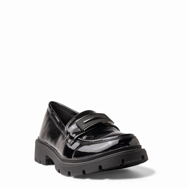 Europeon Union Women Black VernisLeather Shoes #4550