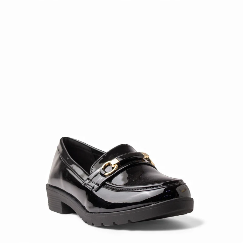 Europeon Union Women Black VernisLeather Shoes #4552