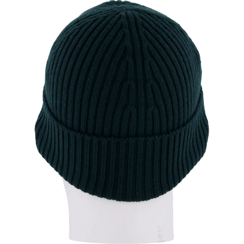 Rib Knit Brushed Wool Beanie Sinople Green Yzp