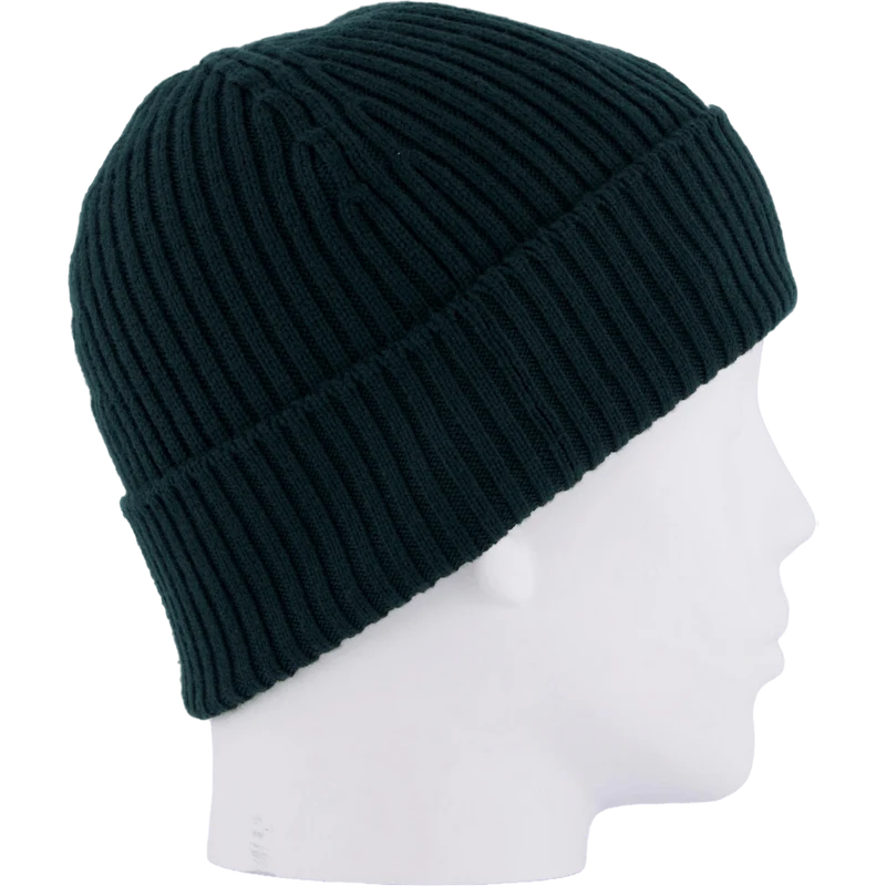 Rib Knit Brushed Wool Beanie Sinople Green Yzp