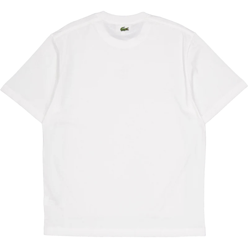 Signature Print Cotton T-shirt 70v White