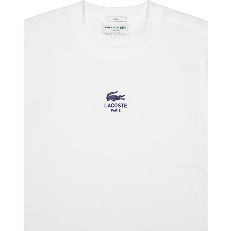Signature Print Cotton T-shirt 70v White