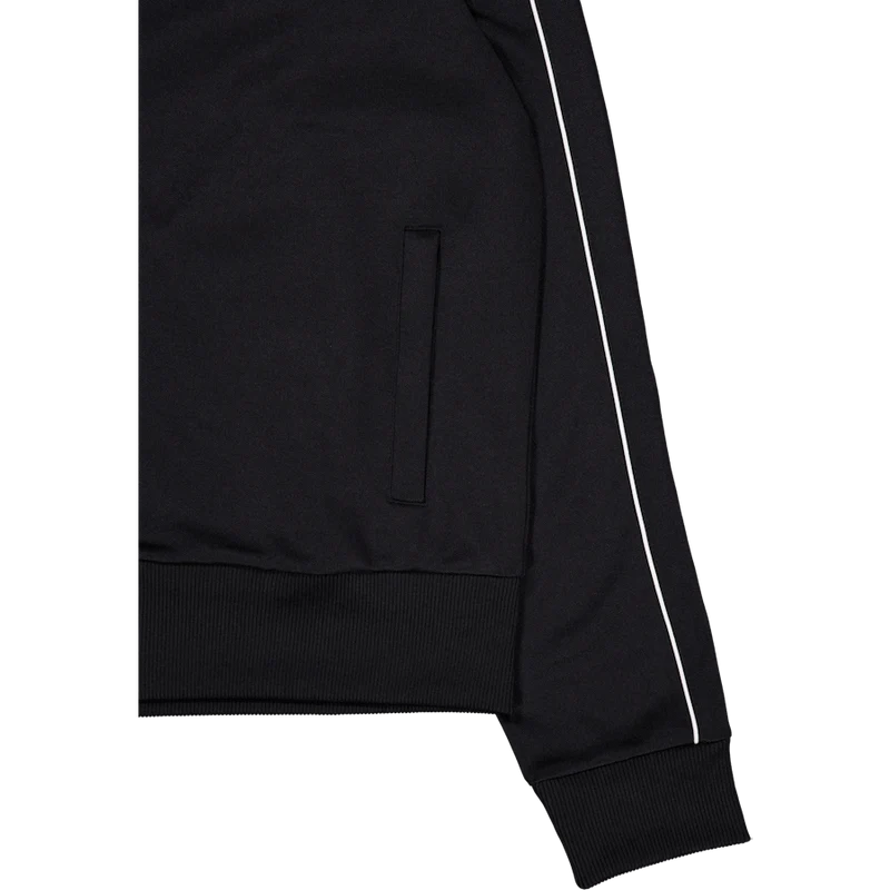 Paris Piqué Zip Front Track Ja Noir 031