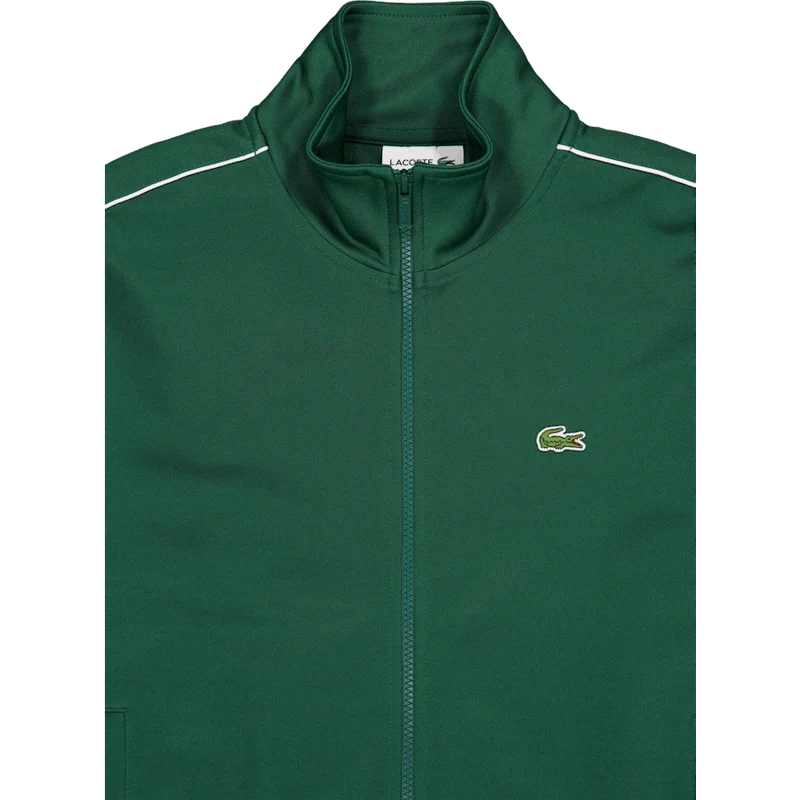 Paris Piqué Zip Front Track Ja Pine Green 132