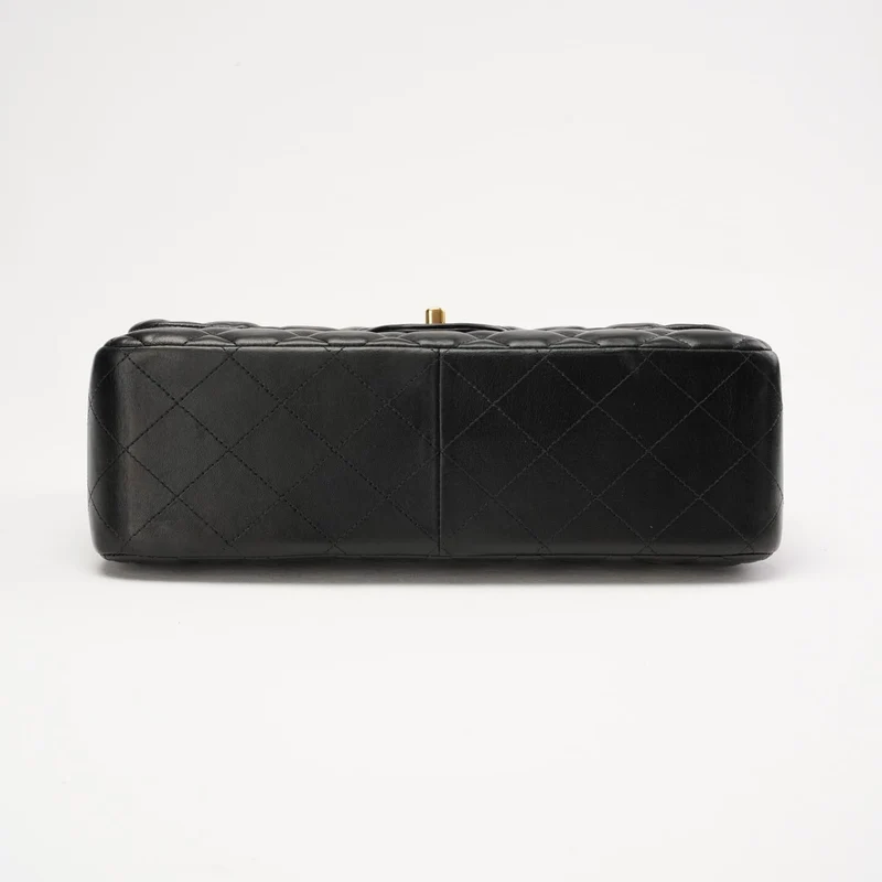 Chanel Timeless Jumbo Double Flap Lamm Schwarz 2011
