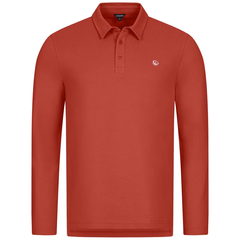 Polo Shirt Bio-Baumwolle Longsleeve Herren