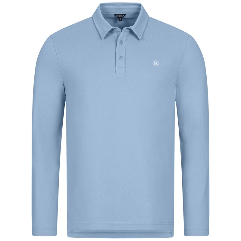 Polo Shirt Bio-Baumwolle Longsleeve Herren
