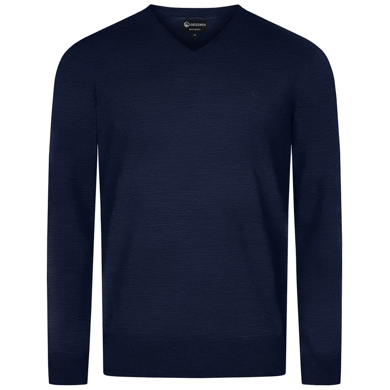 Baumwollpullover V-Ausschnitt Herren