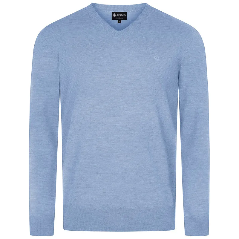 Baumwollpullover V-Ausschnitt Herren