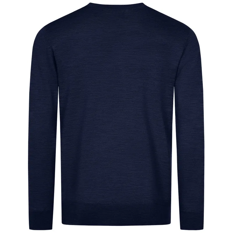 Baumwollpullover V-Ausschnitt Herren