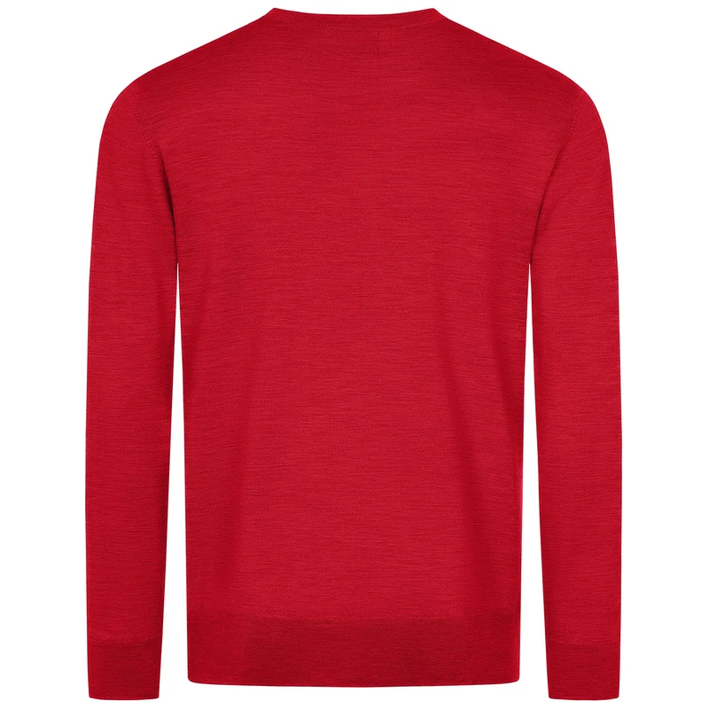 Baumwollpullover V-Ausschnitt Herren