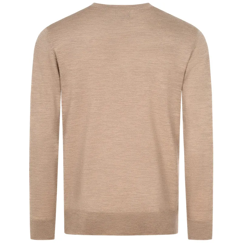 Baumwollpullover V-Ausschnitt Herren