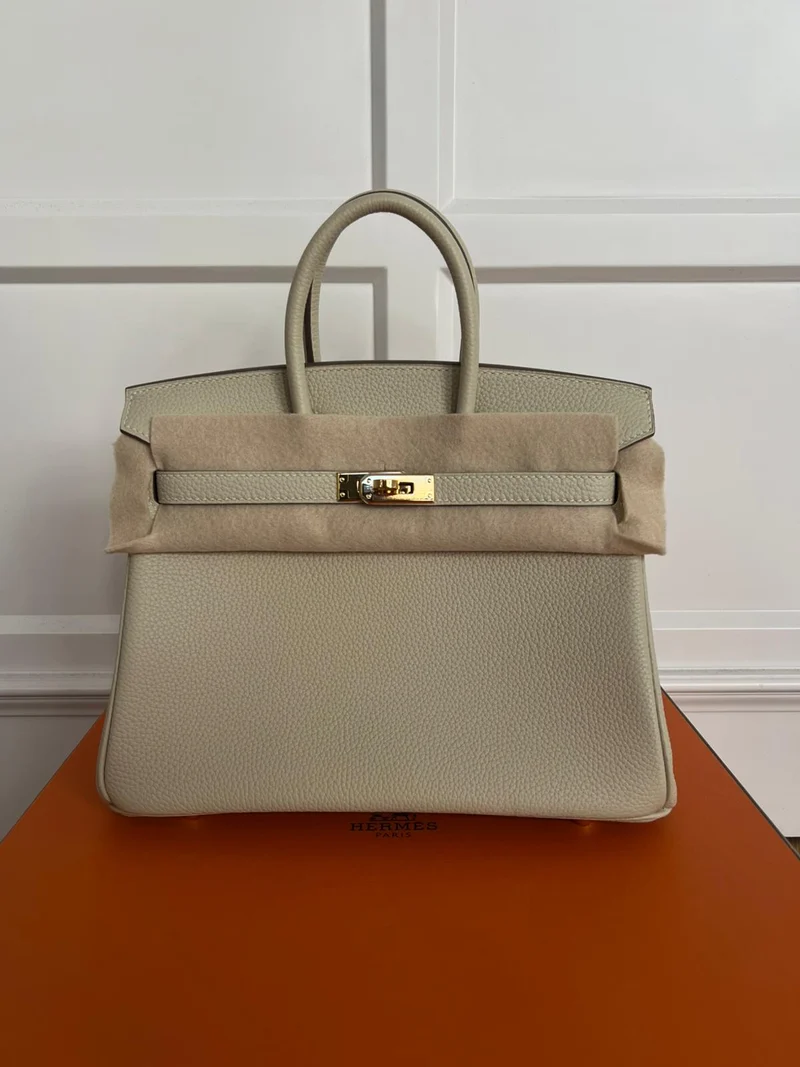 Hermes Birkin 25 Sellier Craie Veau Togo 2023