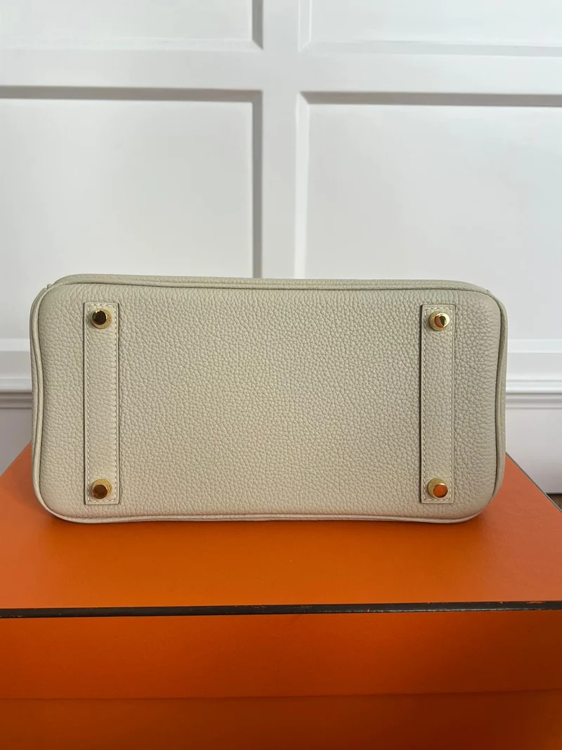 Hermes Birkin 25 Sellier Craie Veau Togo 2023