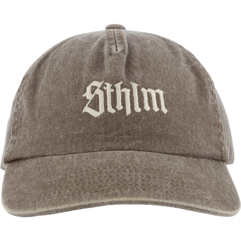 Sthlm 5 Panel Cap Brown / Cream